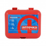 Аптечка автомобільна медична пластиковий футляр (02-001-P)