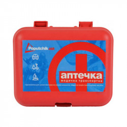 Аптечка автомобільна медична пластиковий футляр (02-001-P)