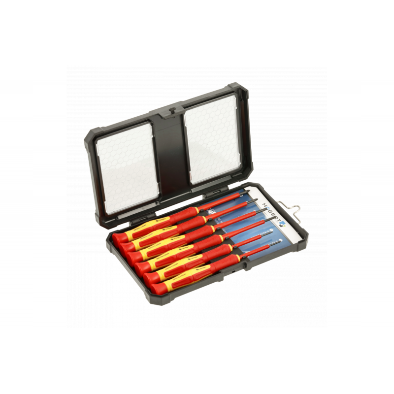 Набір прецизійних діелектричних викруток 1000 V 6 шт Hogert (HT1S987)