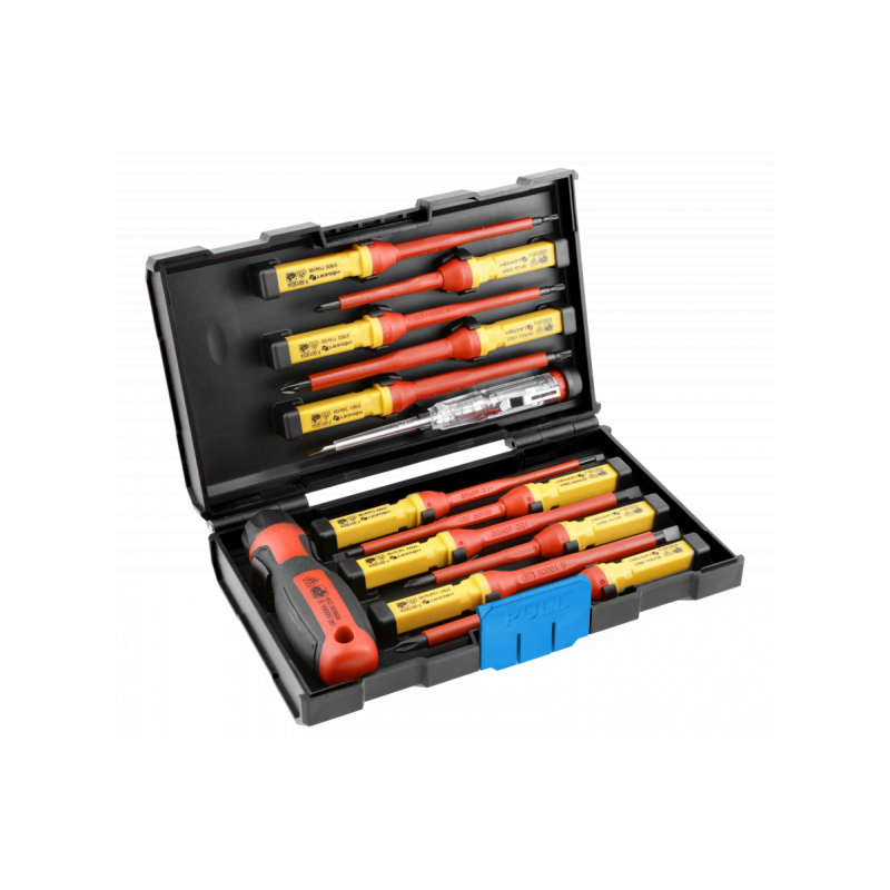 Набір викруток діелектричних 1000 V 13 ін. Hogert (HT1S997)