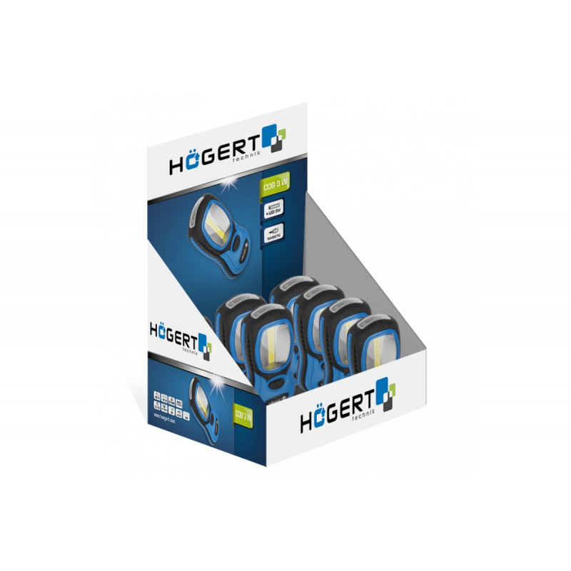 Ліхтар світлодіодний Cob 3В Hogert (HT1E402)