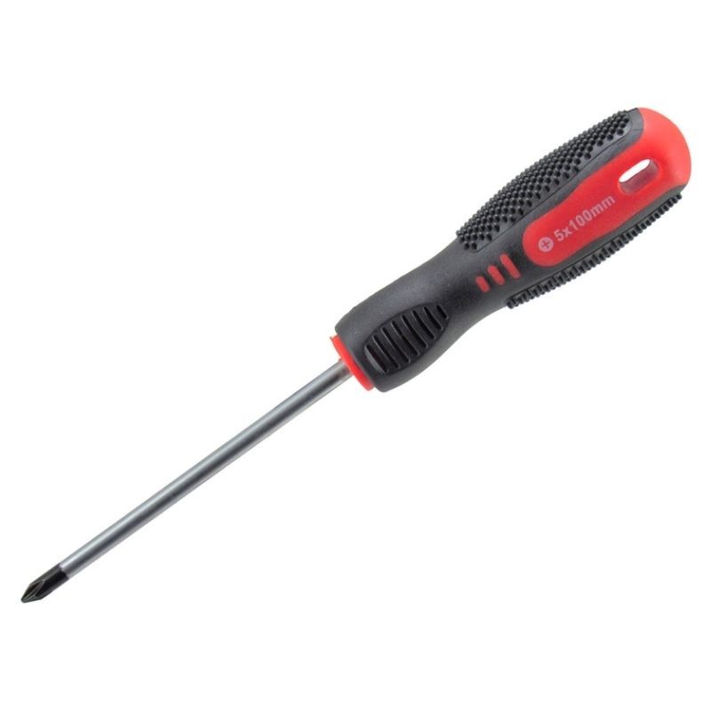 Отвертка крестовая Carlife PH1x100mm Cr-V 6150 (WR6110)