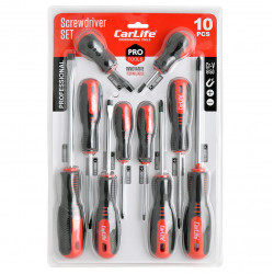 Набір викруток PH/SL Carlife Cr-V 6150 10 шт магнітний наконечник (WR6910)
