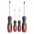 Набор отверток PH/SL Carlife CrV 6150 4 шт фиксированный наконечник (WR6904)