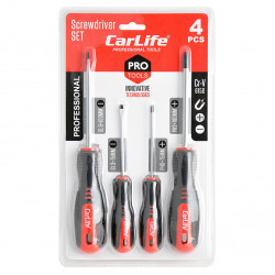 Набір викруток PH/SL Carlife CrV 6150 4 шт фіксований накінечник (WR6904)