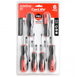 Набір викруток PH/SL Carlife CrV 6150 6 шт магнітний наконечник (WR6906)
