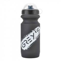 Фляга для велосипеда 600мл Grey's пластикова із захисним ковпачком чорна (GR15660)