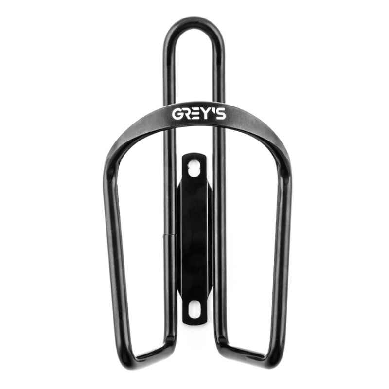 Фляготримач Grey's алюмінієвий з комплектом для встановлення чорний (GR15200)