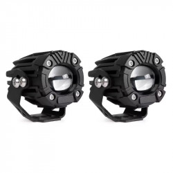 Лінзи для мотоцикла Carlamp Led двокольорові 1500/1700 Lm 3500/4500 К 20 W 2 шт (MT20-2)