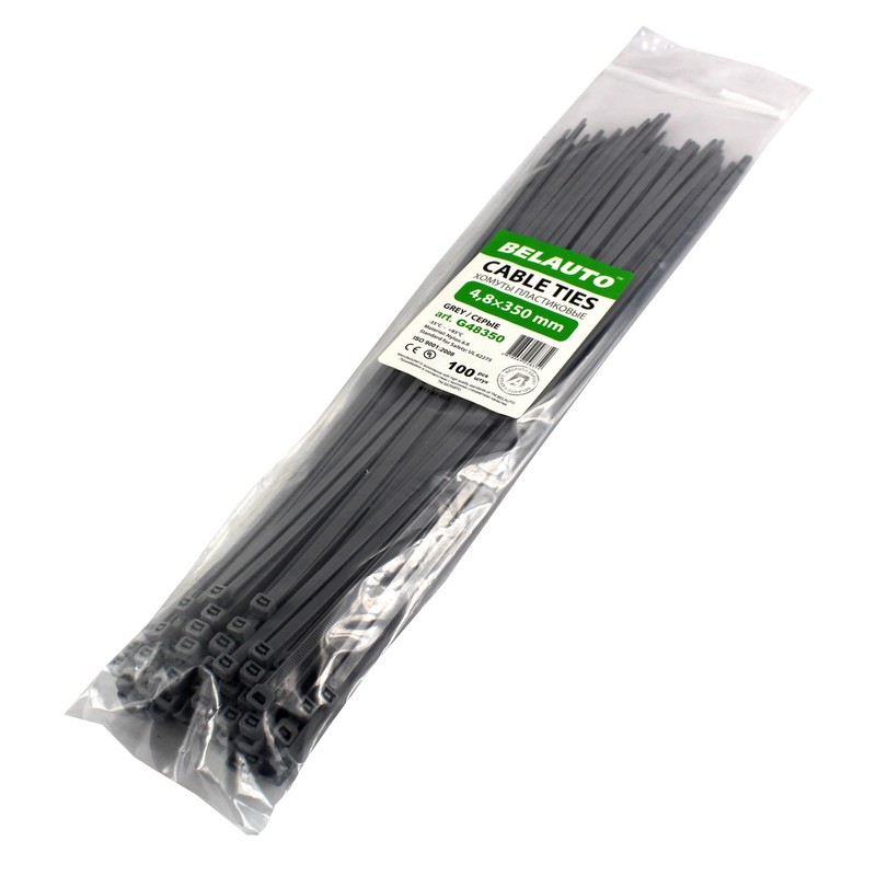 Хомути пластикові 4.8x350 BelAuto (G48350)