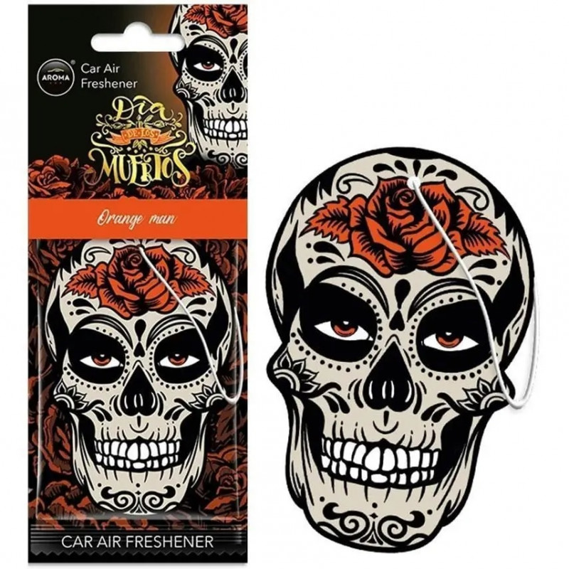 Ароматизатор до машини Aroma Car Dia De Los Muertos - Orange Man (10379)