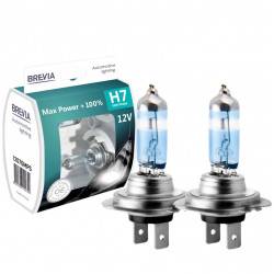 Лампи галогенні H7 Brevia Max Power + 100% 2шт (12070MPS)