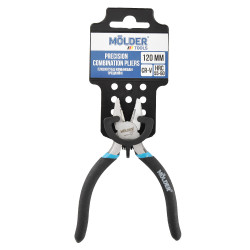 Плоскогубці комбіновані прецизійні Molder 120мм Cr-V HRC 55-60 поліровані (MT41412)