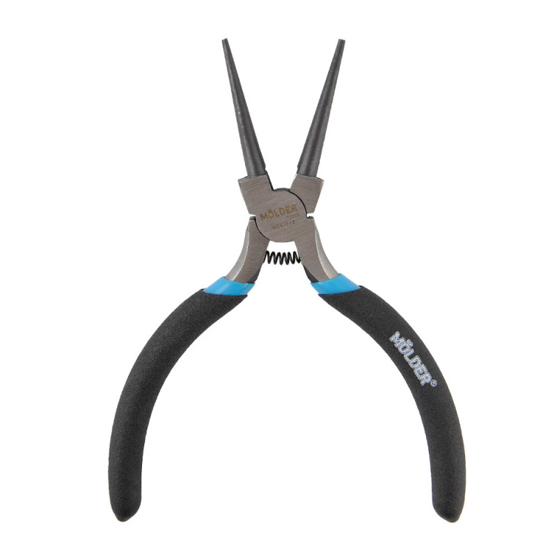 Круглогубці прецизійні Molder 120мм Cr-V HRC 55-60 поліровані олеостійкі прогинна ручка (MT41512)