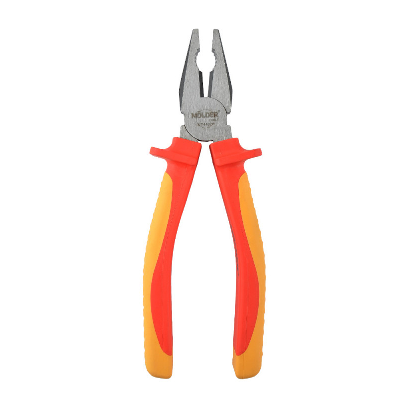 Плоскогубці комбіновані діелектричні MOLDER 200мм VDE 1000В 60Cr-V HRC 58-65 поліровані (MT44020)