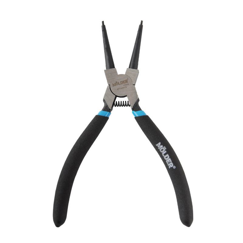 Кліщі для внутрішніх стопорних кілець прямі Molder 150мм Cr-V HRC 55-60 поліровані (MT46015)
