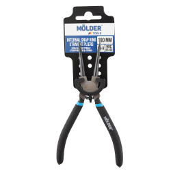 Кліщі прямі для внутрішніх стопорних кілець Molder 180мм Cr-V HRC 55-60 поліровані (MT46018)