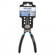 Клещи для зовнешних стопорных кілець, прямі MOLDER 150мм, Cr-V, HRC 55-60, поліровані (MT46115)