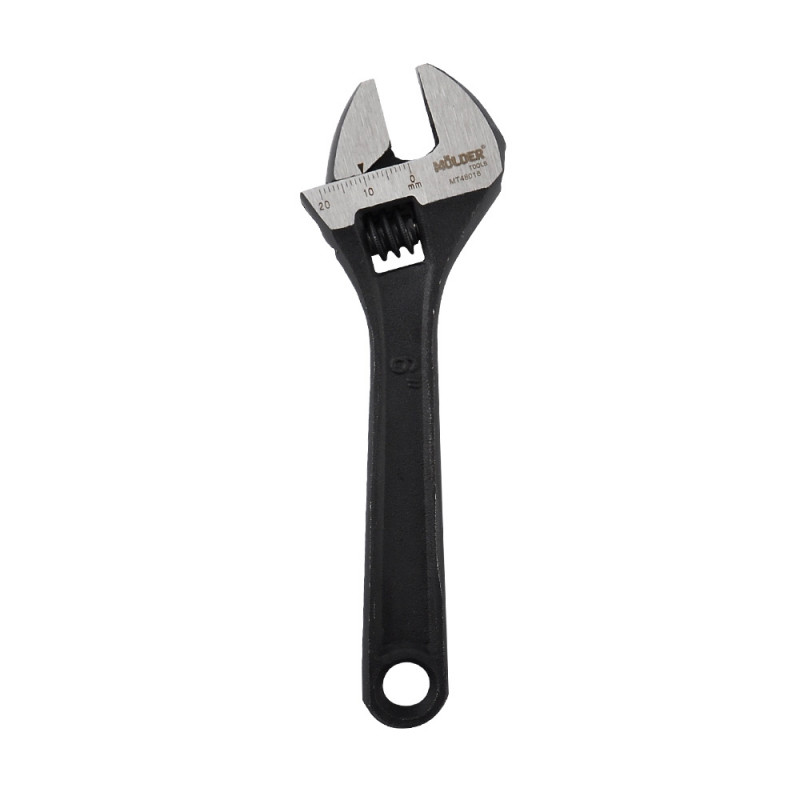 Ключ розвідний посилений 160мм Cr-V HRC 44-45 Molder (MT48016)