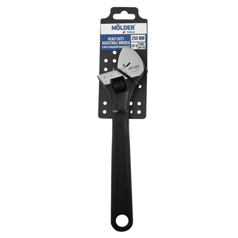 Ключ розвідний посилений 250мм Cr-V MOLDER (MT48025)