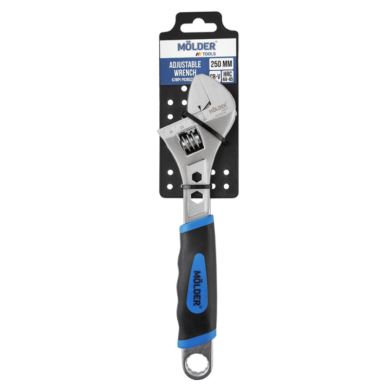 Ключ розвідний 250мм Cr-V HRC 44-45 Molder (MT48125)