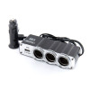 Розгалужувач прикурювача CarLife 3в1 з USB (CS301)