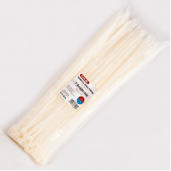 Хомути пластикові білі 7.6x400 CarLife (W7.6x400)