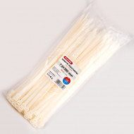 7,6 x 300 Білі Хомути пластикові CARLIFE (W7.6x300)