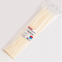 Хомути пластикові білі 3.6x370 CarLife (W3.6x370)