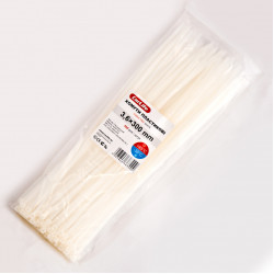 Хомути пластикові білі 3.6x300 CarLife (W3.6x300)