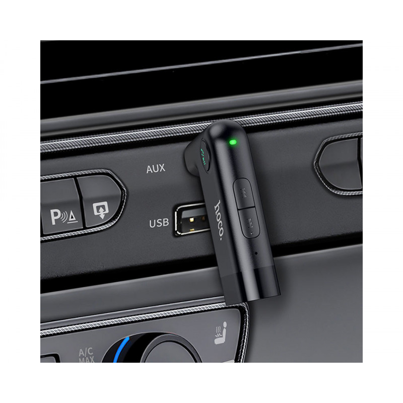 Аудиоадаптер универсальный HOCO Dawn sound in-car AUX wireless receiver E53
