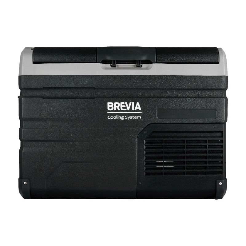 Портативний холодильник 38л BREVIA двокамерний автохолодильник компресорний пластиковий 12/24В 220В (22650)