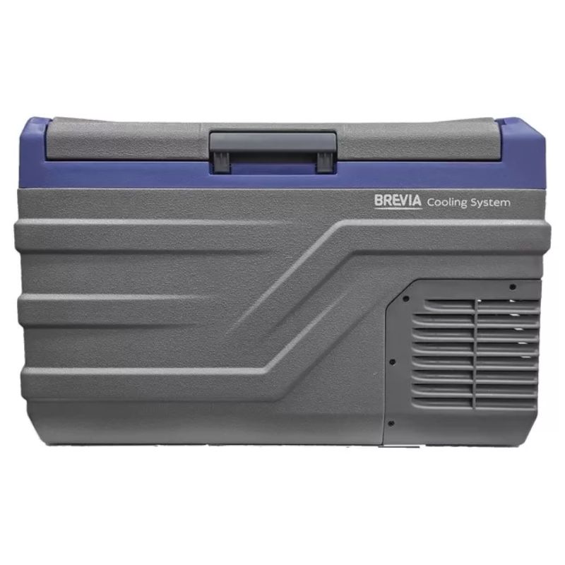 Портативный холодильник 27л BREVIA автохолодильник компрессорный пластиковый 12/24В 220В (22920)