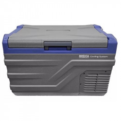 Портативний холодильник 27л BREVIA автохолодильник компресорний пластиковий 12/24В 220В з LG-компресором (22925)
