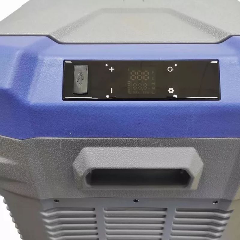 Портативный холодильник 35л BREVIA автохолодильник компрессорный пластиковый 12/24В 220В с LG-компрессором (22935)