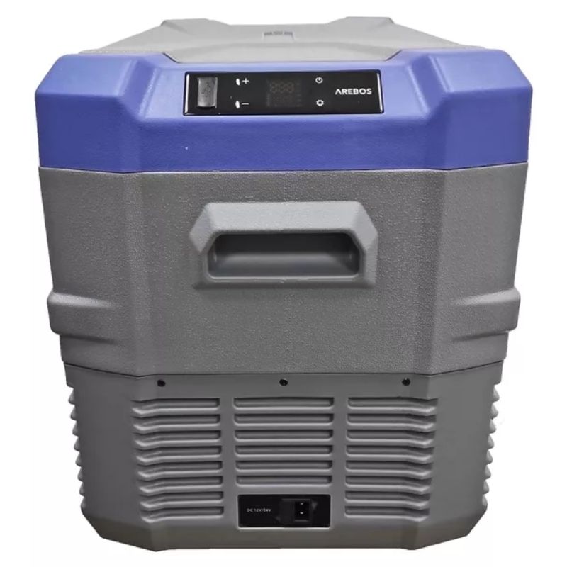 Портативный холодильник 35л BREVIA автохолодильник компрессорный пластиковый 12/24В 220В с LG-компрессором (22935)