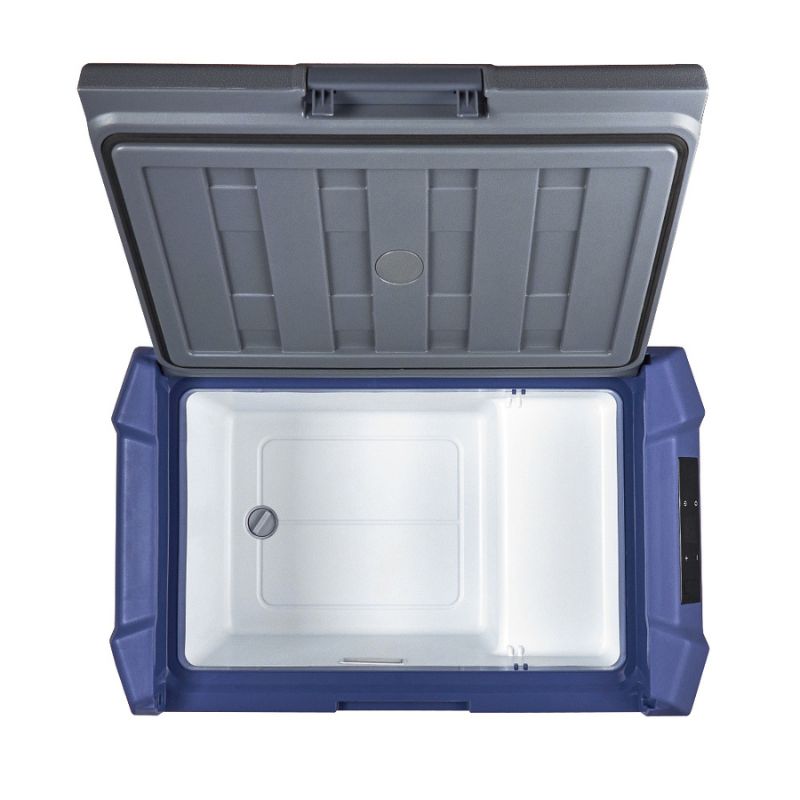 Портативный холодильник 44л BREVIA автохолодильник компрессорный пластиковый 12/24В 220В с LG-компрессором (22945)