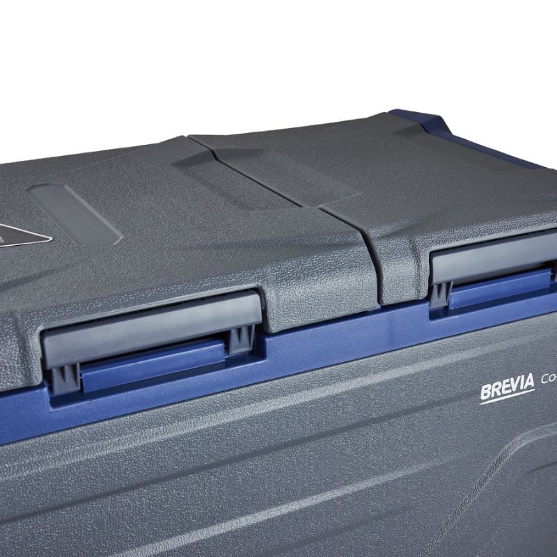 Портативный холодильник 39л BREVIA  двухкамерный автохолодильник компрессорный пластиковый 12/24В 220В (22960)