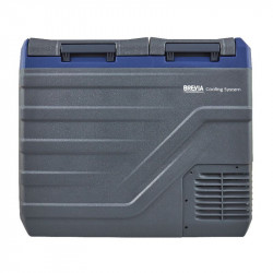 Портативний холодильник 39л BREVIA двокамерний автохолодильник компресорний пластиковий 12/24В 220В (22960) 