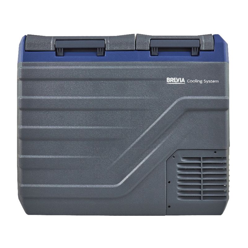 Портативный холодильник 39л BREVIA  двухкамерный автохолодильник компрессорный пластиковый 12/24В 220В (22960)