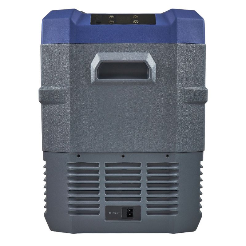 Портативный холодильник 39л BREVIA  двухкамерный автохолодильник компрессорный пластиковый 12/24В 220В (22960)