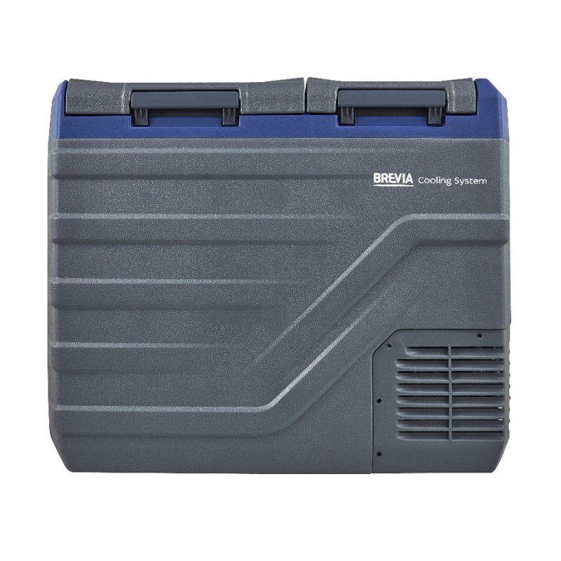 Портативний холодильник 39л BREVIA двокамерний автохолодильник компресорний 12/24В 220В LG-компресор (22965)