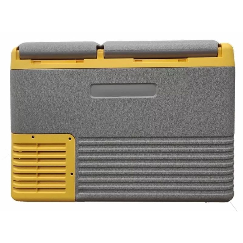 Портативний холодильник 25л BREVIA двокамерний автохолодильник пластиковий 12/24В 220В з LG-компресором (22545)