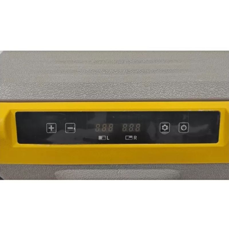 Портативний холодильник 25л BREVIA двокамерний автохолодильник пластиковий 12/24В 220В з LG-компресором (22545)