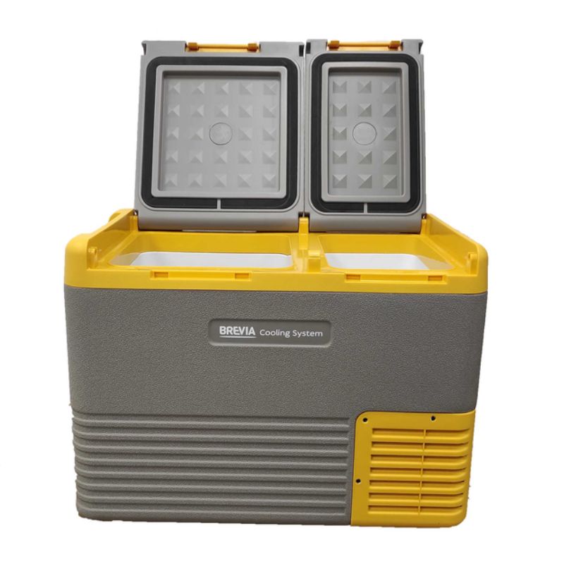 Автохолодильник компресорний 33л BREVIA холодильник двокамерний 12/24В 220В -20°C +20°C (22550)