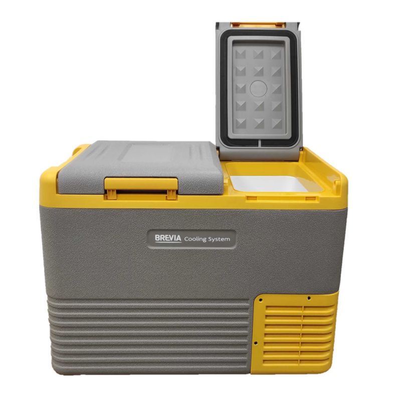 Автохолодильник компресорний 33л BREVIA холодильник двокамерний 12/24В 220В -20°C +20°C (22550)