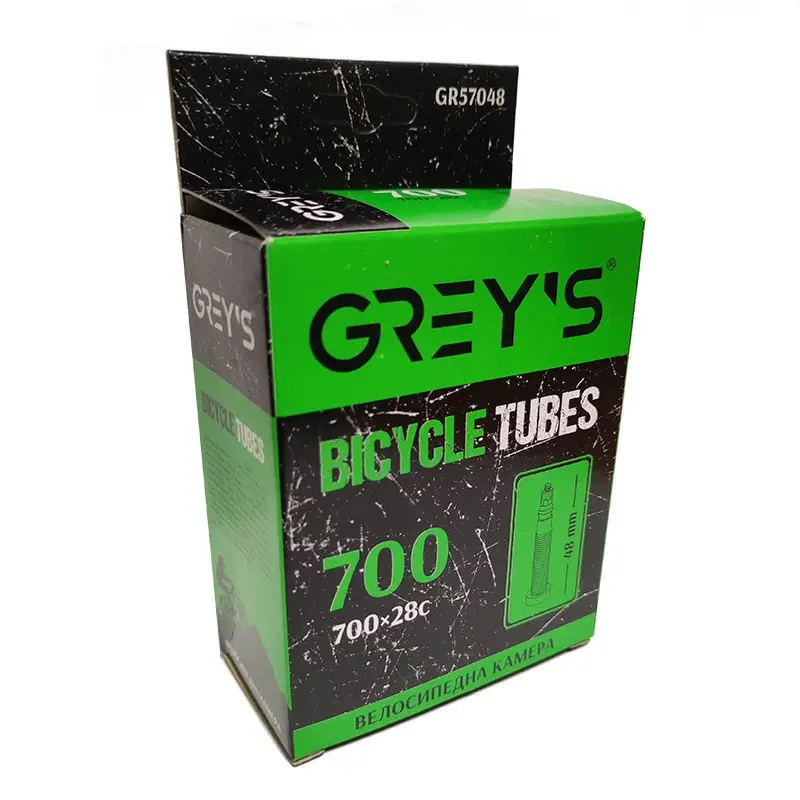 Велосипедна камера на велосипед гібрид 700с 28 дюймів Greys ніпель FV 48mm бутил (GR57048)