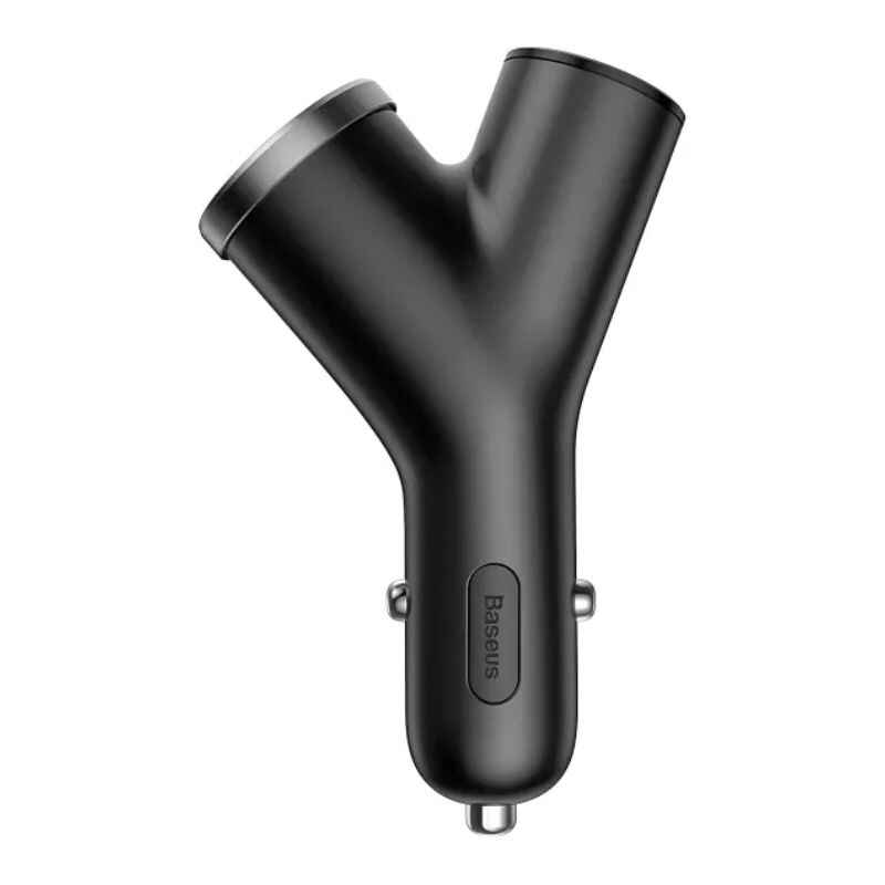 Автомобільний зарядний пристрій 3.4A BASEUS 2USB чорний (CCALL-YX01)