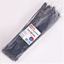 Хомути пластикові чорні 3.6x250 CarLife (BL3.6x250)