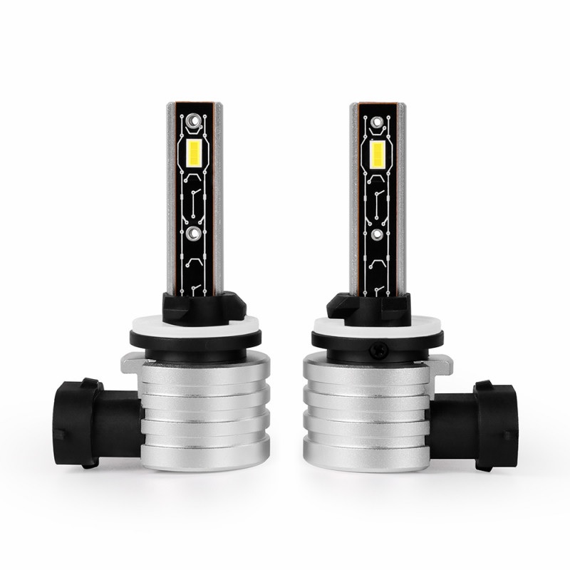 Светодиодные автолампы H27 CARLAMP Crystal Vision 5000Lm 6000K 99% совместимости с вашим авто (CVH27)